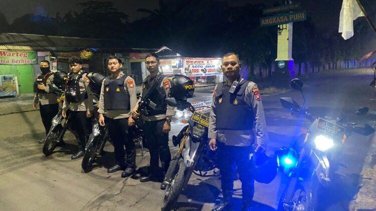 Jaga Jalur Perbatasan, Tim Kuda Nil Polres Bekasi Kota Sekat Titik Rawan Remaja Hingga Subuh