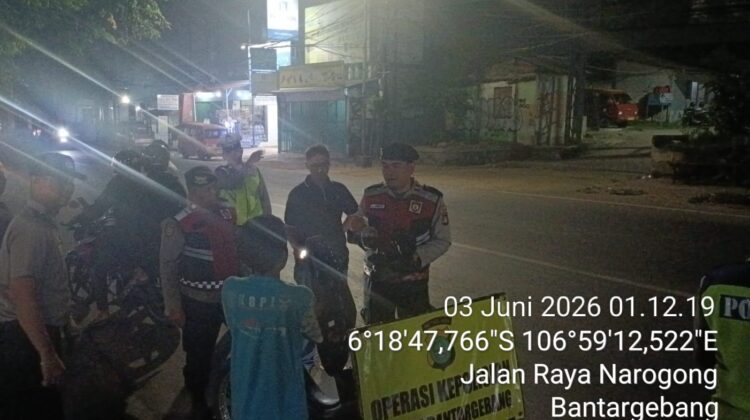 Polsek Bantargebang Gencarkan KRYD, Ops Jaya 21 & Patroli Skala Sedang untuk Jaga Kamtibmas