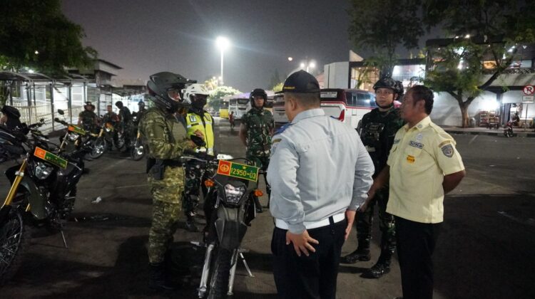 Tekan Kriminalitas, Dandim 0502/JU Pimpin Patroli Malam di Wilayah Jakarta Utara