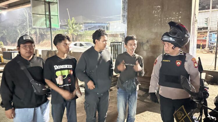 Tim 2 Samapta Polres Bekasi Kota Jaga Ketat Objek Vital Antisipasi Kejahatan Jalanan