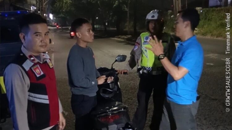 Razia Stasioner Polsek Bekasi Barat Cegah Kejahatan Jalanan dan Tawuran