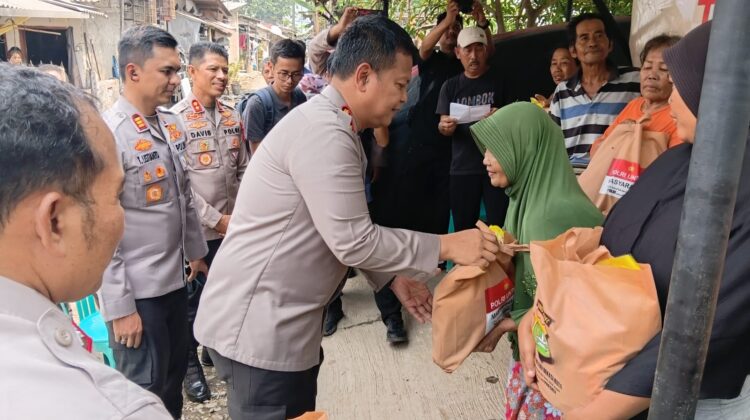 Kapolres Metro Bekasi Kota Gelar Jaga Jakarta On The Spot di Kelurahan Harapan Baru