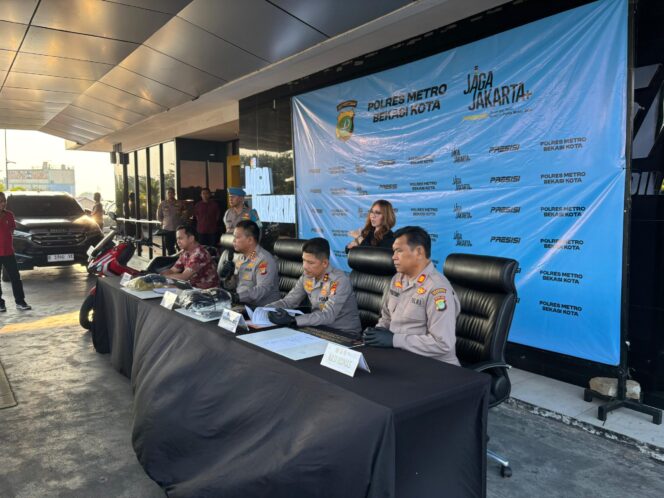 
					Polres Metro Bekasi Kota Ungkap Kasus Curanmor di Kayuringin Jaya, Satu Pelaku DPO