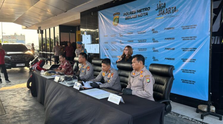 Polres Metro Bekasi Kota Ungkap Kasus Curanmor di Kayuringin Jaya, Satu Pelaku DPO