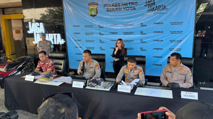 Polres Metro Bekasi Kota Ungkap Kasus Pengancaman Anak kepada Ibu dan Penggelapan Sepeda Motor