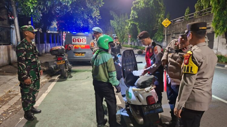 Polres Jakpus Gelar Operasi Cipta Kondisi, Sejumlah Motor Tanpa Surat Diamankan