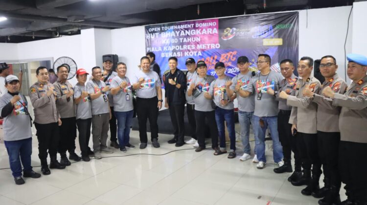 Hari Bhayangkara ke-80, Polres Metro Bekasi Kota Gelar Turnamen Catur dan Domino Piala Kapolres