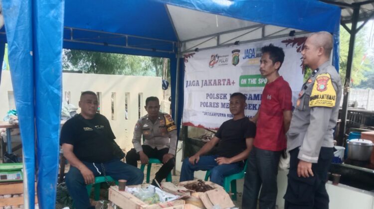 Kapolsek Jatisampurna Gelar Jaga Jakarta On The Spot Bersama Warga di Jatirangga