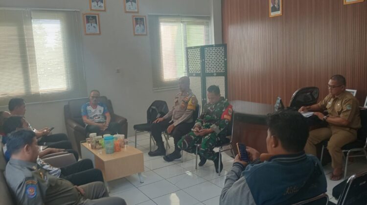 Tertibkan PKL Belakang Pasar, Polsek Bantargebang Gelar Rakor Bersama Tiga Pilar