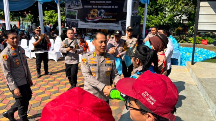 Polda Metro Jaya Gelar Syukuran Hari Bhayangkara ke-80 di Cisauk