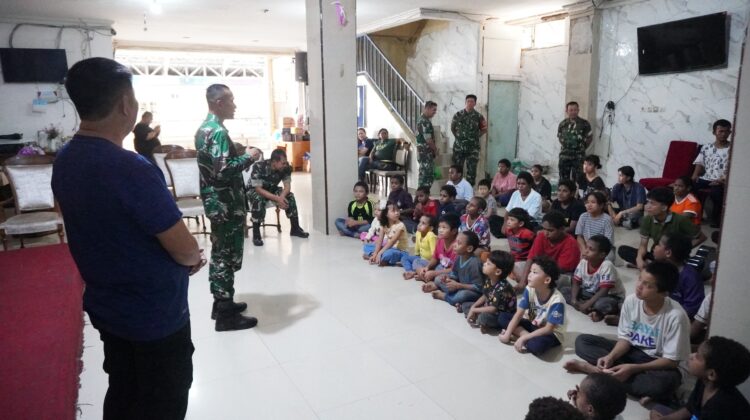 Dandim 0502/Jakarta Utara Tebar Kepedulian, Berbagi Semangat di Yayasan Pondok Kasih Agape