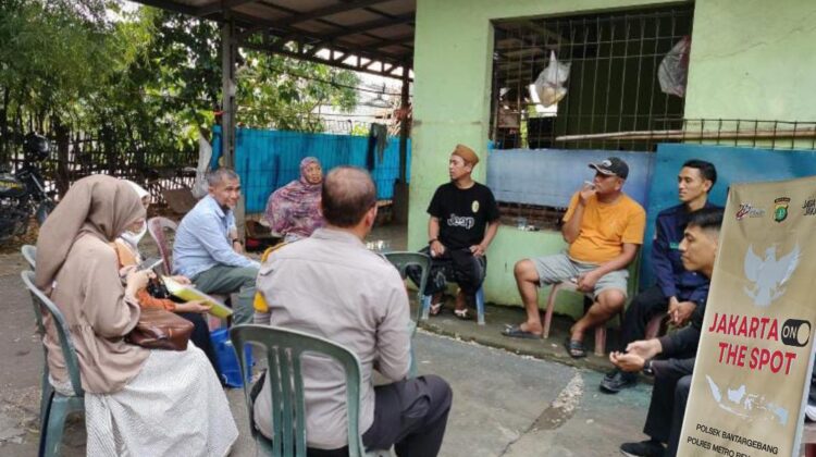 Jaga Jakarta On The Spot: Polsek Bantargebang Serap Aspirasi Warga RW 005 Kel. Bantargebang