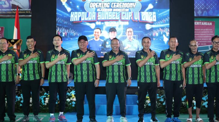 ​Perkuat Sinergi dengan Masyarakat, Polda Sumsel Gelar Badminton Kapolda Cup 2026 yang Diikuti Ribuan Peserta