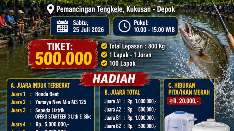 PPAL Gelar Lomba Mancing Dalam Rangka HUT Ke-40, Ajak Masyarakat Meriahkan Semangat Kebersamaan