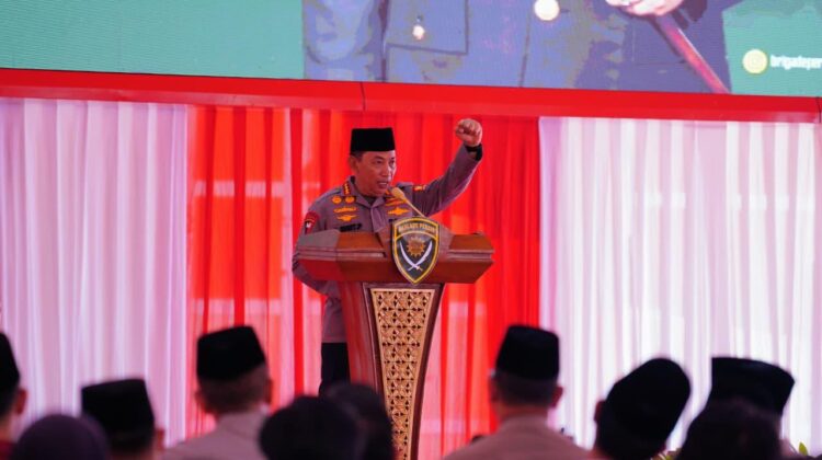 Hadiri Penutupan Diklatsarnas Brigade Persis, Kapolri Serukan Jaga Persatuan-Kesatuan
