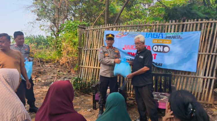 Polsek Bekasi Barat Gelar Jaga Jakarta On The Spot, Ajak Warga Cegah Tawuran dan Judi Online