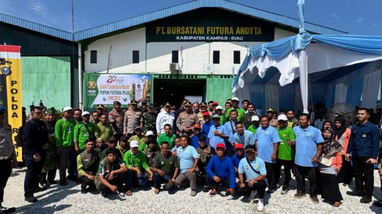 Dari Kampar ke Pasar Global, Kapolri Tinjau Inovasi Pupuk Batu Bara Karya Anak Bangsa