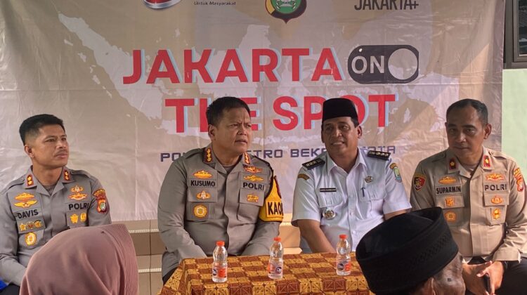 Program Jaga Jakarta On The Spot, Polres Metro Bekasi Kota Serap Aspirasi dan Perkuat Kolaborasi Jaga Kamtibmas di Kampung Poncol