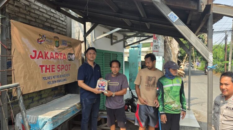 KAPOLSEK RAWALUMBU HADIR MELALUI JAGA JAKARTA ON THE SPOT, BANGUN KEDEKATAN BERSAMA WARGA