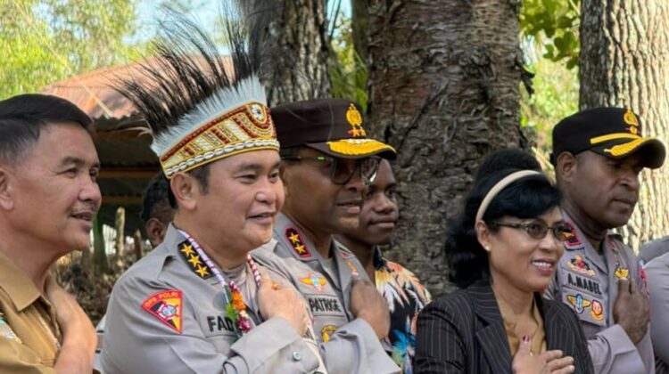 Astamaops Kapolri Berbagi Semangat Belajar Bersama Anak-Anak Papua di Pusat Olah Seni Wesaput