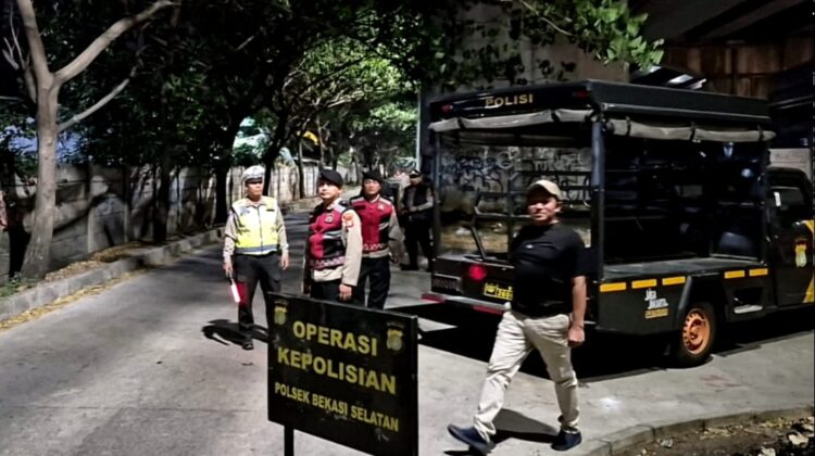 Jaga Jakarta On The Spot: Polsek Bekasi Selatan Perkuat Patroli dan Razia Stasioner Cegah Kejahatan Jalanan