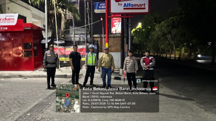 Polsek Bekasi Barat Intensifkan Razia Stasioner dan Patroli Cegah Kejahatan Jalanan serta Tawuran