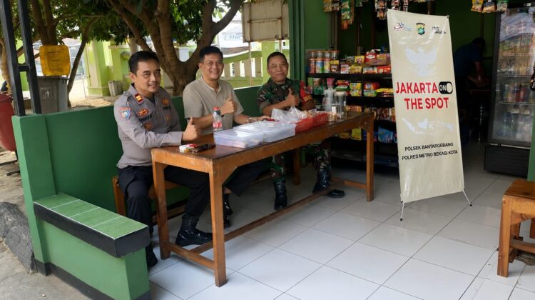 Serap Aspirasi Warga Lewat Jaga Jakarta On The Spot, Polsek Bantar Gebang Perkuat Sinergi Jaga Kamtibmas