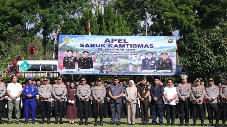Pimpin Apel Sabuk Kamtibmas di Pagar Alam, Kapolda Sumsel Tekankan Pencegahan Sebagai Tolok Ukur Keberhasilan Tugas