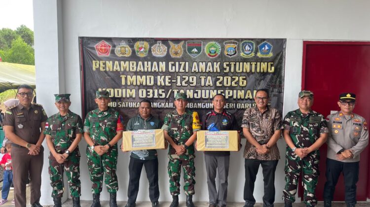 Danlanal Bintan Hadiri Kunjungan Tim Wasev TMMD Ke-129 TA. 2026 Kodim 0315/Tanjungpinang