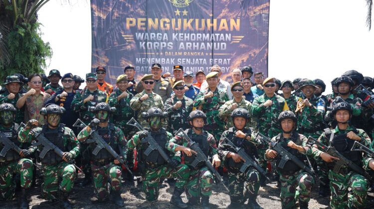 Latihan TNI Terintegrasi 2026, Danlanal Dumai Dikukuhkan Sebagai Warga Kehormatan Korps Arhanud TNI AD