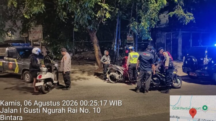Polsek Bekasi Barat Gelar Razia Stasioner dan Patroli Cegah Kejahatan Jalanan serta Tawuran